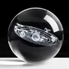 Галактическая система фигурка орнаменты Feng Shui Crystal Ball Office домашний стол украшения аксессуары современного искусства украшения ремесло 210910