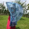 Toalha de praia redonda toalha indiana Mandala Beach Shawl Shawl Rápido Shawl Colorido Beach Cobertor Tapete Yoga Piquenique Mat 33 Designs BT1106