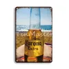 2021 NOUVELLE CORONA EXTRA BEAR COUVERTURE COVER MUR DÉCOR METAL METAL SIGN VINTAGE PUB BALLE DE RESPORT HOME PLAQUE SAUX SOIX HOMM