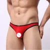 Underpants Sexy Underwear Homens Bikini Briefs Mini Slim-Fit U-em forma de U-em forma de moda calcinha de alta qualidade 3 pcs / lote