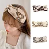 Mignon ours tricoté bandeaux à larges bords femme bandeau pour automne hiver bandes de cheveux chapeaux accessoires de cheveux