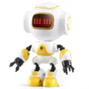 Intelligent Smart Robot Robotic Toys Robots R8 Mini Smart Robot Voiced Intelligent LED Eyes DIY Vector Combat Toys Gift For Kids 4 years boy