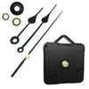 Andra klockor tillbehör heminredning trädgård diy kvarts klockrörelse kit svart spindel mekanism reparation med handuppsättningar axel lengt1901657