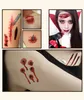 Halloween Christmas Luminous Temporary Tattoo Stickers Party Decoration Xmas Carnival Partys Cosplay Kids Decor