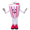 Costume de mascotte de crème glacée colorée d'Halloween, personnage de dessin animé de haute qualité, costumes de carnaval de Noël, taille adulte, tenue de fête d'anniversaire en plein air