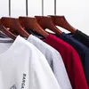 ファッションブランドTシャツメンズVネックパターン夏トップスストリートスタイルトレンドコットン半袖Tシャツ男性服210707