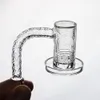 Set banger spinner al quarzo Smoke Completamente scolpito con 1 cono in vetro terp perlato con tappo in carb per dab rig Pipa ad acqua Bong Narghilè Immagine casuale al momento della spedizione