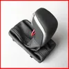 Black Gear Shift Knob with Leather Boot Gaiter LHD AT Auto Trans ONLY For NEW A7 A6 PA STYLE C7