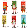 New Christmas decoration canvas ornaments Santa snowman suitable for home restaurant wall window pendant decoration tr