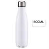 Cola Shaped Water bottle Insulated Double Wall Vacuum Heathsafety BPA Stainless Steel Highluminance Thermos Bottles 500ML319c2680503