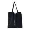 Черно-белый стиль женское плечо холст сумка сумка студент Crossbody Eco дружелюбный многоразовый большой корзину