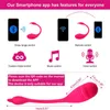 NXY Wibratory Nowy Bluetooth Dla Kobiet Bezprzewodowa aplikacja Zdalnego Sterowania Dildo Kobiet Wibrator Długi Dystans Wibracyjny Egg Sex Zabawki 1119