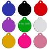 Hela 100st Dog Pet ID -taggar Pendant Cat Pet Dog ID Tag Lost Tag Puppy Cat Name Adress Pendant Tagga Rund krage Tillbehör Y2715