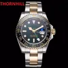 Top Brand mens automatic mechanical GMT watches 41mm full 904L stainless steel wristwatches sapphire luminous watch u1 factory montre de luxe