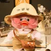 30 cm koreańsko -netrered noszący kwas hialuronowy różowy kaczka lalka Lalafanfan kaczki pluszowe miękkie zabawki Ducks Ducks Doll Birthday Prezent dla dziewcząt