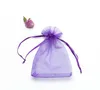 25Colors 7x9cm Small Wrap Organza Torby Prezent Biżuteria Opakowania Wedding Party Favor Prezenty Candy Sugar Pack