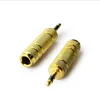 35mm Male to 65mm 14quot Female Adapter Jack Plug Stereo Headphone Microphone Audio Converter AV Gold Plated9313761