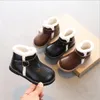 2021 hiver nouveaux enfants Martin bottes fond souple anti-dérapant puls velours chaleur rétro filles bottes courtes chaussures en cuir botte pour enfants