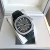 Mäns Tax Watch Automatisk kedjerörelse 40mm 316L Fint stålfodral Kristallglas Spegelband