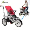 Brand New mother child bicycle stroller children folding three Wheels trolley Sports Deform transportation Bike