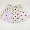 LEDの子供たちと14色の赤ちゃんガールドレス王女の王女の発光ツツチのスカートドットプフィーのドレスの舞台のパフォーマンスパーティーガーゼスカート3250 Q2