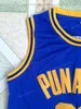 Statek z US Barack Obama # 23 Punahou High School Koszykówka Jersey Męskie WSZYSTKIE BLUE Rozmiar S-3XL Najwyższej jakości koszulki