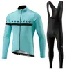 Pro Cycling Jersey Set 2021 MORVELO Long Sleeve Mountain Bike Cycling Clothing Breathable MTB Bicycle Clothes Wear Suit for Mans