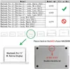 Crystal Hard Case för MacBook 13-tum 13,3-tums Retina Modell A1425 A1502 2012-2015 Släpp plastskyddsskal