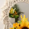 Mirrors 10080cm Wall Decor Hanging Mirror Macrame Handmade Tapestry Makeup Farmhouse For Home7609072