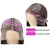 Spitze Perücken Luvin 30 Zoll 99J Burgund Tiefe Welle Front Menschliches Haar Rot Farbige Wasser Lockige Remy Highlight Frontal perücke Für Frauen