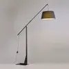Nordic criativo pano abajur lâmpadas de assoalho modelo sala luzes pesca quarto estudo pisos verticais lâmpada para salas estar