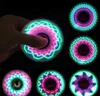 Handschoenen COOL COOLTE LED Licht Veranderende Fidget Spinners Toy Kids Toys Auto Change Pattern 18 Stijlen met Rainbow Up Hand Spinner