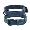 Leather Dog Collar Soft Padded Pet for Small Medium Large Dogs s collar perro Labrador German Shepherd Y200515