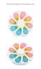 Finger Toys For Kids Adult Gyro Toy Push Bubble Relief Stress Educational Fingertip Early education Digits Gift mix colors7594327