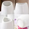 Nordic Home Flower Pots Decorative Living Room Decoration Ceramic Tabletop Vase White Vases Modern desk decoration