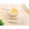 Kitchen Egg Whisk Tools Stainless Steel Handle Cream Milk Eggs Stirrer Mini Beater Tool Kitchens Baking Stirring Supplies BH5506 WLY