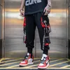 Streetwear macacão macacão Harem Calças Hip Hop Calças Esportivas Casuais Calças De Carga Moda Tactical 210707