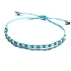 Bracelet fin en perles de rocaille fait à la main, Style bohémien, amour porte-bonheur, Bracelets réglables pour femmes et hommes