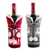 Christmas Wine Bottle Cover Champagne Coat Sweater Gift Bag Xmas Table Ornaments Dinner Party Decoration XBJK2111