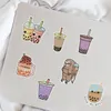 50 stks Gemengde Bubble Milk Tea Drink Skateboard Stickers voor Auto Laptop Koelkast Helm Pad Fiets Bike Motorfiets PS4 Boek Gitaar PVC Decal