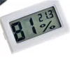 新しいブラック/ホワイトFY-11ミニデジタルLCD環境温度計湿度計湿度温度メーター室内冷蔵庫アイスボックス328 S2