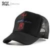 Mens Baseball Cap 2021 Svart röd kinesisk karaktär Kina Broderi Designer Högkvalitativa Snapback Hip Hop Caps Trucker Dad Hat Q0911