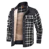 Qsuper Men's Warm Jacket Fleece Tjock Armé Coat Höst Vinter Män Slim Fit Kläder Märke 211126