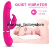 Massage Massagegerät G-Punkt-Massagegerät Klitoris-Stimulator Dual-Motor-Dildo Rabbit-Vibrator 10 Geschwindigkeiten Vibrationsrotation Sexspielzeug für Frauen Sexo Vibrati