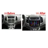 Carro DVD player Rádio para Chevy Chevrolet Aveo 2014 1024 * 600 Touch Screen Support TV Sintonizador 9 polegadas Android 10