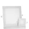 LED-Panel-Licht 6W 9W 12W 15W 18W Runder Square LED-Spot-Licht AC85 ~ 265V Deckenleuchte Indoor-Einbau-Downlight