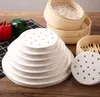 Baking Tools 400pcs/lot Bamboo steamer steaming papers release paper 16 size vegetables dim sum pot steamers nonstick baking-pan liners SN3014