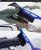 Auto Ice Scraper Tools 2 In1 Snow Remover Shovel Brush Cleaner Fönster Vindruta Avsikning Rengöring Skrapverktyg