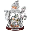 20x30cm julkristallträd Santa Claus Snowman Rotating Sculpture Window Paste Sticker Winter Year Party Home Decoration 211024246839