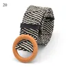 FOR Vintage Bohemian Wide Belt Summer Wooden Buckle Wild Braided Belt Female Leopard Buckle Linen Weave Women Fake Straw Waist G220301